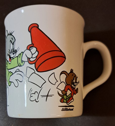 Vintage 1990 tom - jerry, mug