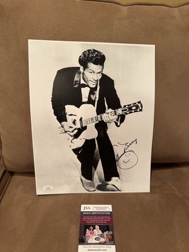 Chuck berry signed autographed - berry,