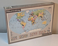 Political World Map Jigsaw Puzzle - 1000 Pieces In Total - Brand New & Sealed!!
