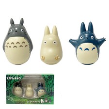 3PCS MY NEIGHBOUR TOTORO Tumbler Ornaments Figure Toys Anime