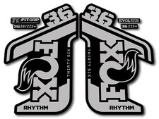 Fox 36 Rhythm Fork Stickers