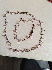 Vintage Necklace And Matching Bracelet