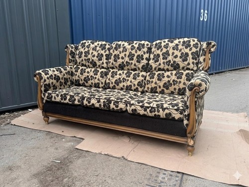 Vintage style floral seater - vintage-style,
