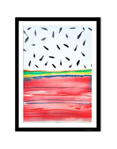 Elvi original abstract 11x14 - original,