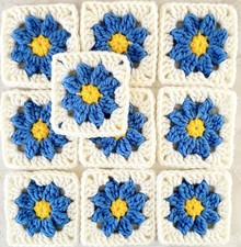 New 10 Handmade Crochet Granny