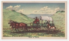 Horse Wagon Old West Indian