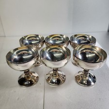 6 Vintage Plator Silver Plated