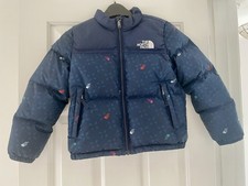 Kids/Enfant Age 6-7 North Face Puffer Coat 700 Down. Navy. Read comments.