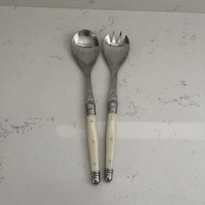 Laguiole Salad Servers Serving Utensils Cream Stainless Vegetables France Jean