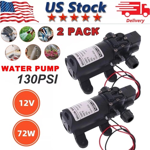 2pack 12v water pump 130psi - water,