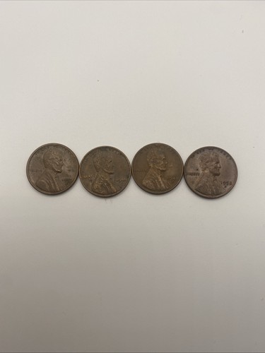 1944 1957 wheat pennys lot - pennys,
