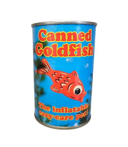 Vintage canned goldfish - vintage,
