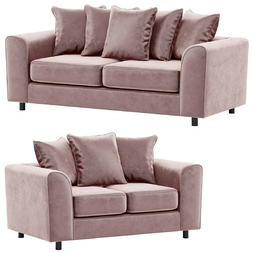 Brooklyn pink corner sofa 2 - brooklyn,