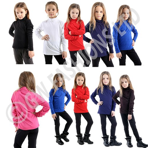 Girls high neck tops boys - high,