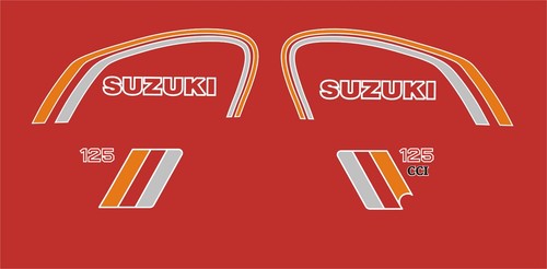 Suzuki ts125n decal kit - decal,
