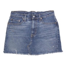 LEVI'S Womens Blue Denim Mini