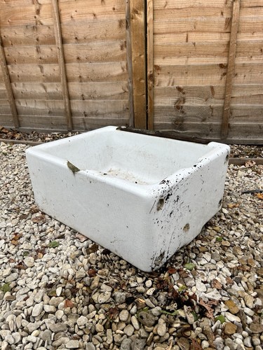 Vintage belfast sink garden - vintage, sink-garden