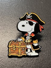 Snoopy pirate enamel - snoopy,