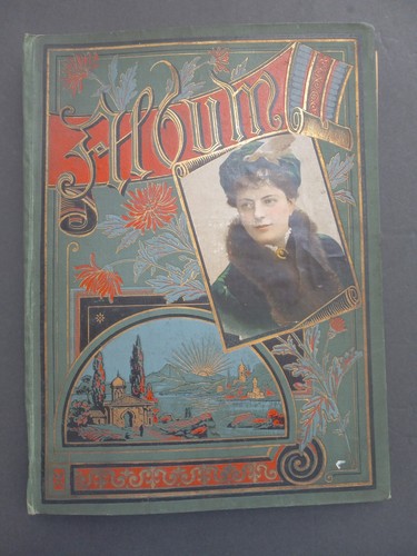 Antique victorian scrap album - scrap,