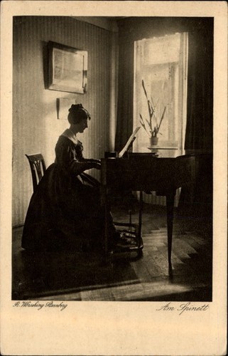 Spinet piano german vintage - spinet?,
