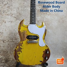 Aged Yellow SG Custom Electric
