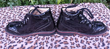 Piedro Girls Black Patent Leather Ankle Boots UK 14 EU 33