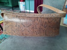 Vintage Clare Langford Snakeskin Shoulder Bag