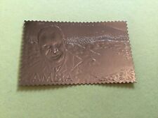 Zambia scarce 22K Gold  mint never hinged corner crease stamp A19535