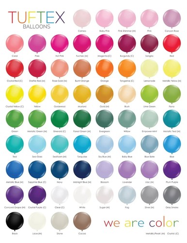 Tuftex balloons 36 - tuftex, 24"