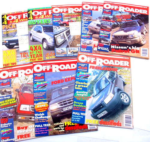 Off roader magazine job lot - off-roader,