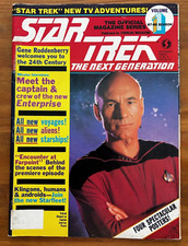 Star Trek The Next Generation Official Magazine December 1987 PATRICK STEWART