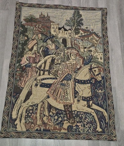 Falcon hunt belgian - falcon, tapestry