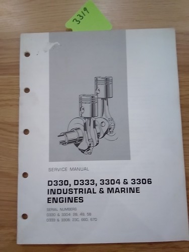 Caterpillar cat d330 - caterpillar, d333