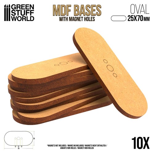 10x mdf bases - -, pill