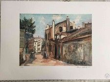 Maurice Utrillo Lithography