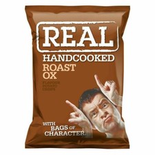 24 x REAL Crisps Roast Ox 35g