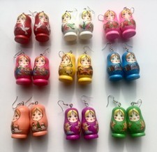 Large wooden russian doll - wooden,