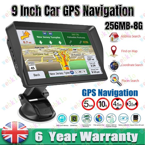 Truck hgv lgv sat nav - 9", gps