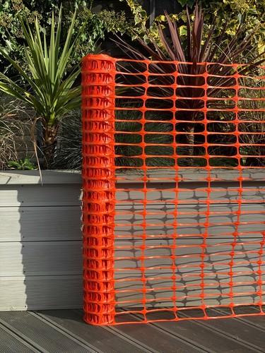Heavy duty orange barrier mesh - duty,