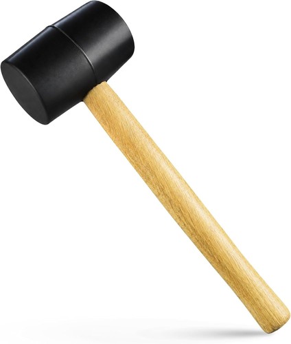 16oz rubber mallet hammer - rubber, with