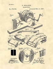 Berliner gramophone patent - berliner, us