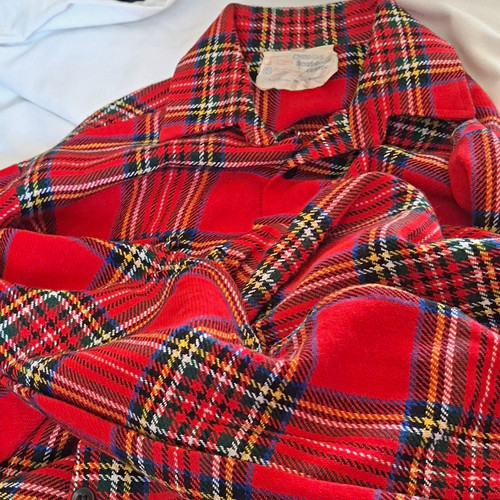 Pendleton 4xl red plaid - red, wool