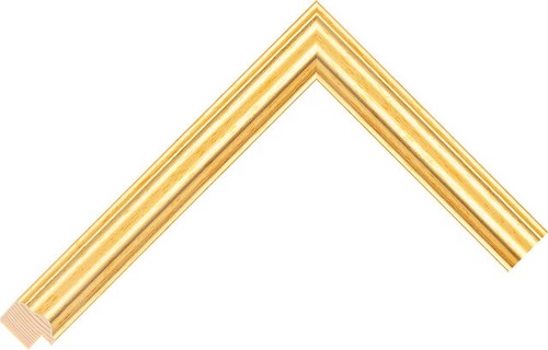 23mm wide gold reverse wood - reverse,