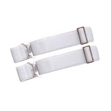 New High Quality Scottish Highland White Elasticated Kilt Garters For Kilt Hose