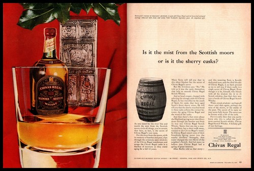 1960 chivas regal year old - 1960,