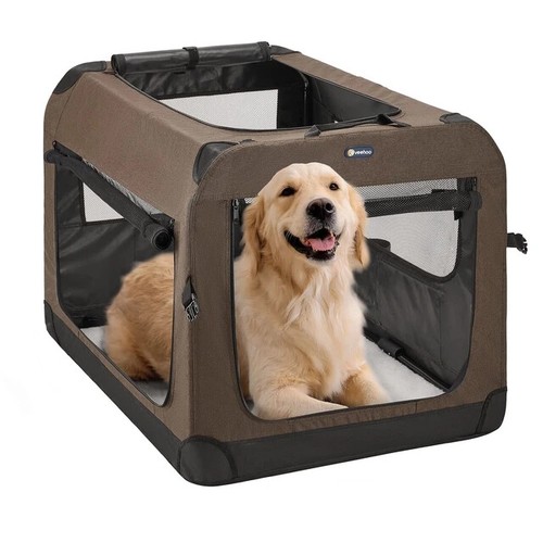 Veehoo folding soft dog - dog, crate