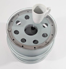 Unique Hand Made Harrier Main Wheel Coffee Table Glass Top Aviation Furniture