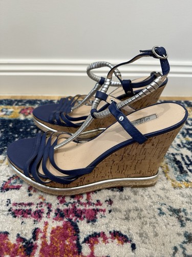 Guess blue strappy silver - strappy,