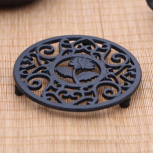 Round silicone trivet - round,