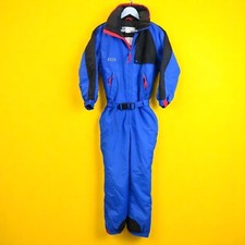 Vintage Columbia Ski Suit 90s Retro Colour Block Youth Kids Large 12-14 Years